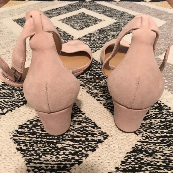 Jcrew Laila suede wedges in light pink - Picture 3 of 5